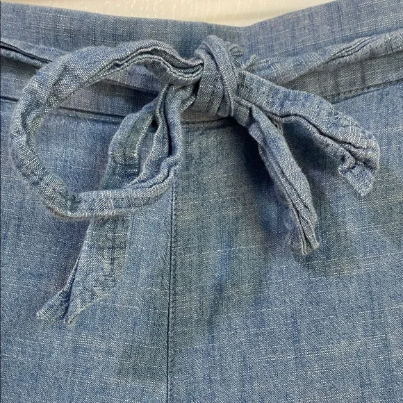 J Crew Wide Leg Cropped Boho Minimalist Cotton Culottes - Picture 4 of 8